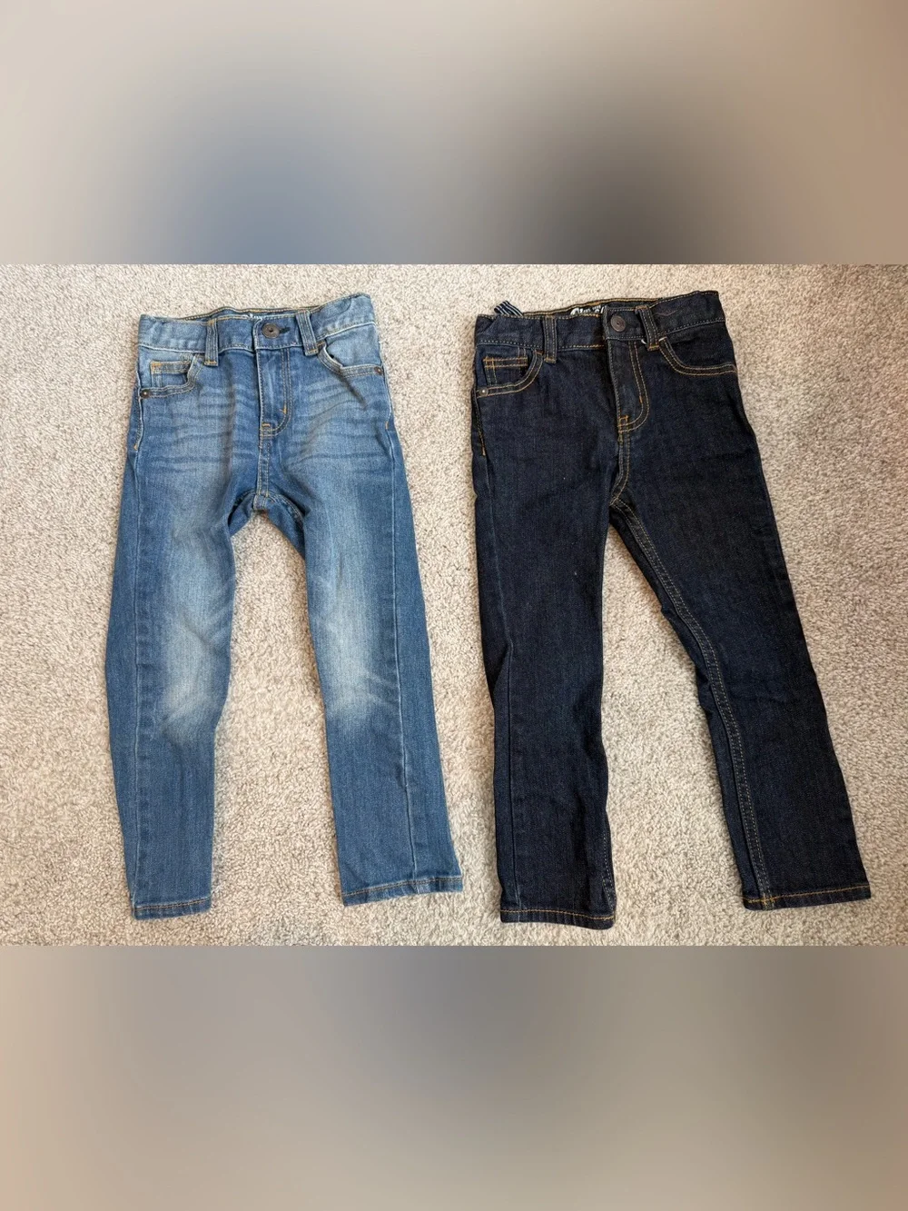Lot of 7 Osh Kosh B'gosh Pants 4 Straight 2 Skinny 4T